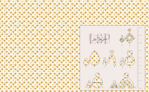 3311 - Distressed Daisy Splash