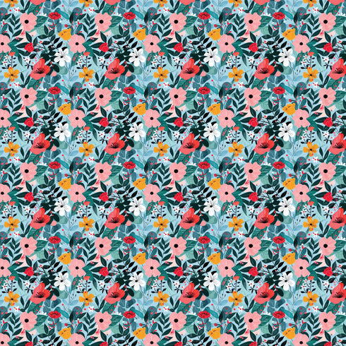0347 - Blue Floral