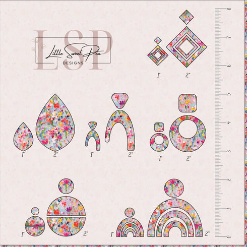 3501 - Floral Textured Art