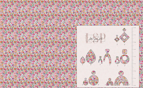 3501 - Floral Textured Art