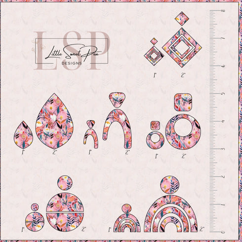 3502 - Floral Medley on Pink