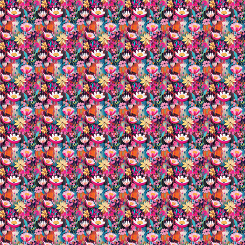 3510 - Oil Painted Flowers (Smaller)