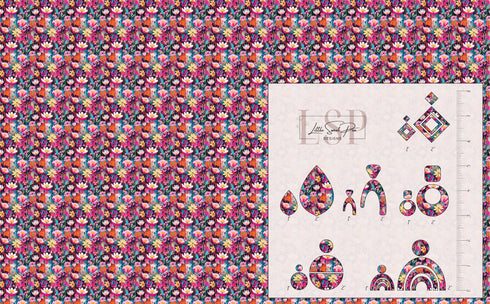 3510 - Oil Painted Flowers (Smaller)