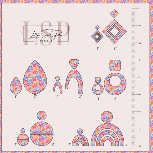 3511 - Watercolor Flowers