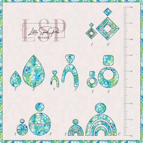 0354 - Abstract Snowflakes