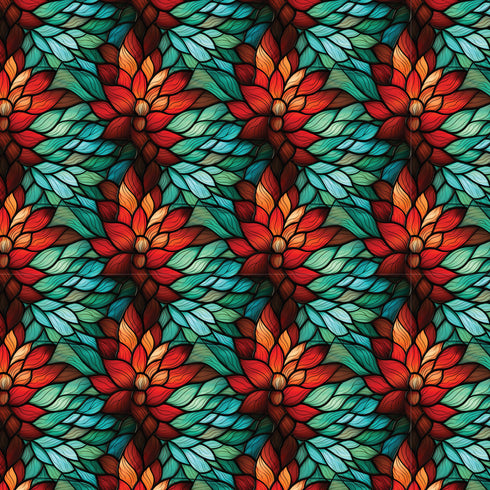 0355 - Christmas Stainglass