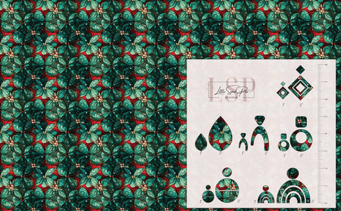 0356 - Christmas Stainglass 2