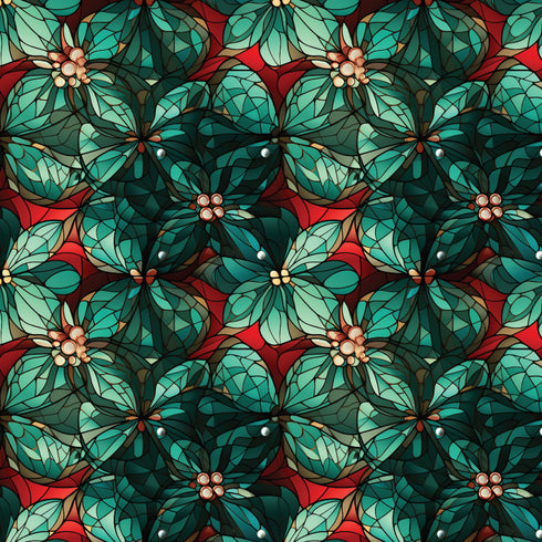 0356 - Christmas Stainglass 2