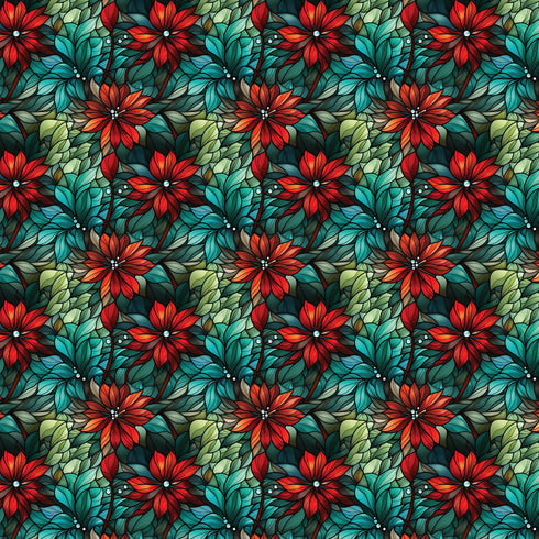 0357 - Christmas Stainglass 3