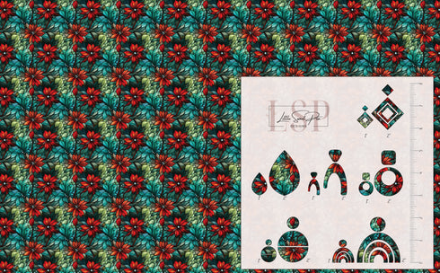 0357 - Christmas Stainglass 3