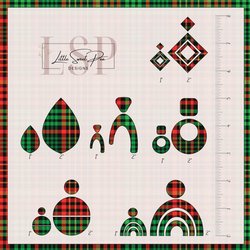 0035 - Red and Green Plaid