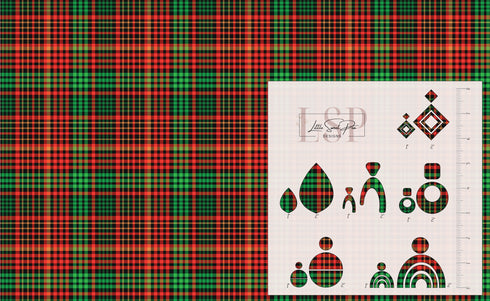 0035 - Red and Green Plaid