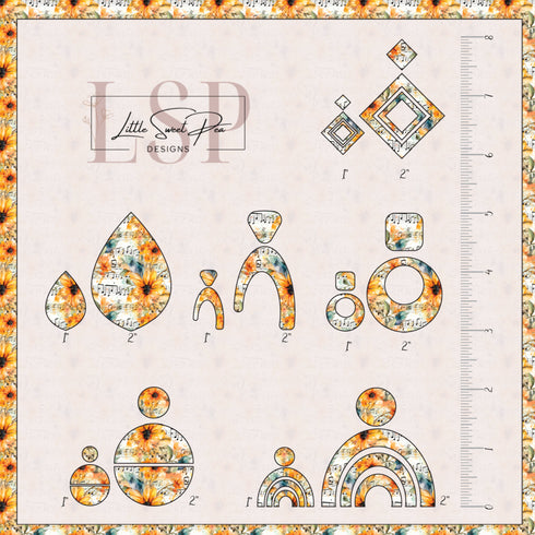 0036 - Floral Music Notes