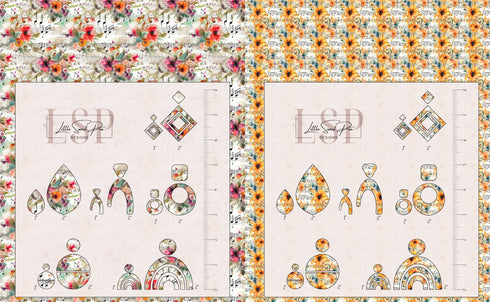 0036 - Floral Music Notes