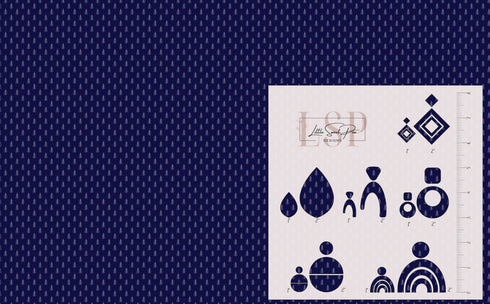 0385 - Blue Christmas Trees