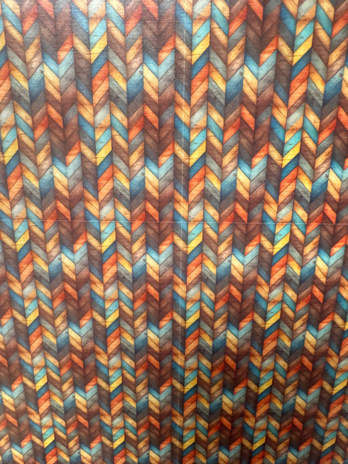 Scratch and Dent: 1/8” Chevron MDF - Single Sided