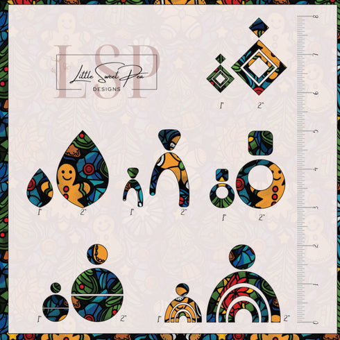 0396 - Gingerbread Stainglass