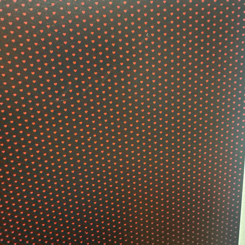 Scratch and Dent: 1/8” Micro Hearts - White - Single Sided