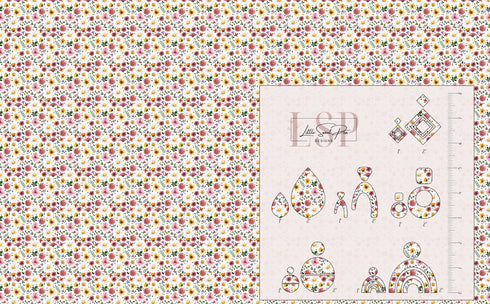 4039 - Small Dainty Pressed Flowers