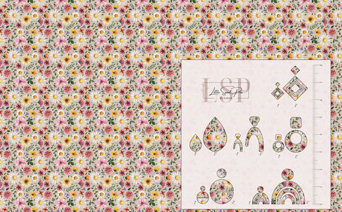 4042 - Larger Pressed Flowers