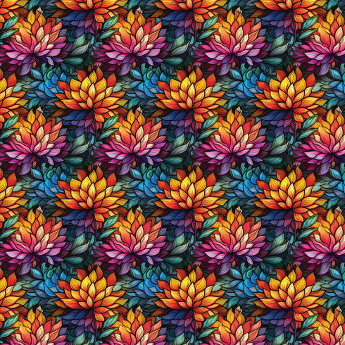 4052 - Rainbow Flowers