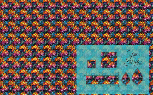 4052 - Rainbow Flowers