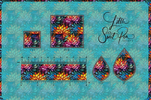 4052 - Rainbow Flowers