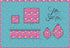 4077 - Tiny Candy Hearts with Pink Background