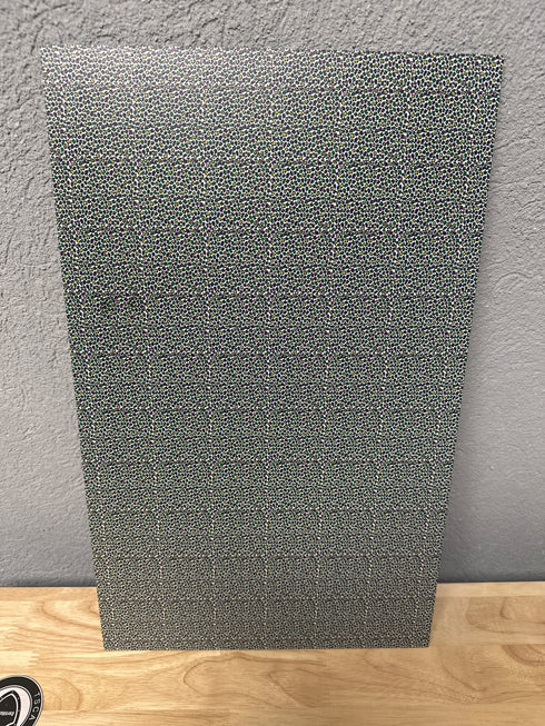 Scratch and Dent: 1/8” Mardi Gras Cheetah- - Clear