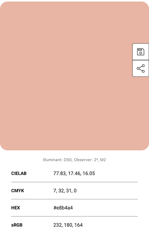 Peach Whip - Matte/Gloss - 1/8" Cast Acrylic Sheet