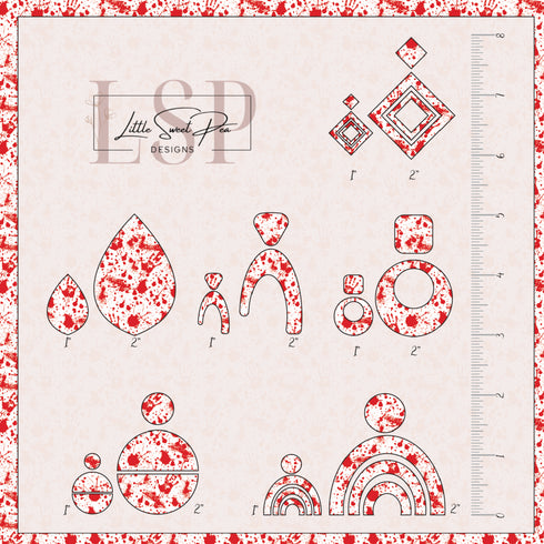 0005 - Halloween Blood Spatter and Hands