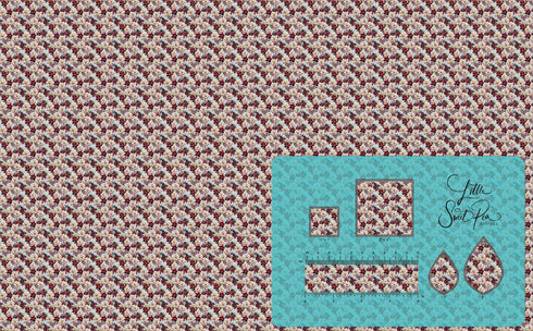 6094 - Embroidered Delicate Flowers