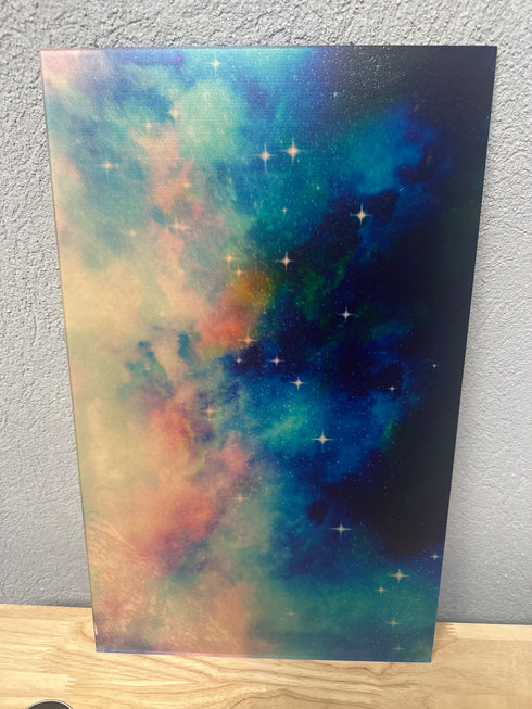 Ready to Go: 1/8” Abstract Sky - See Thru on Clear