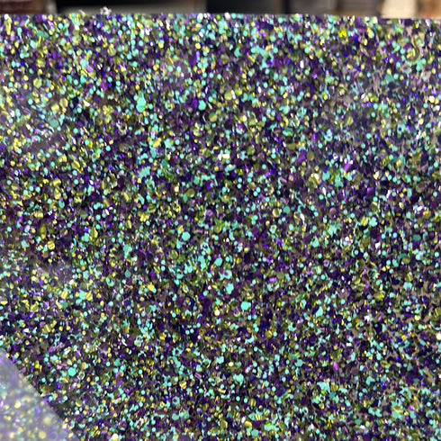 Muted Mardi Gras Confetti - 1/8" Acrylic Sheet