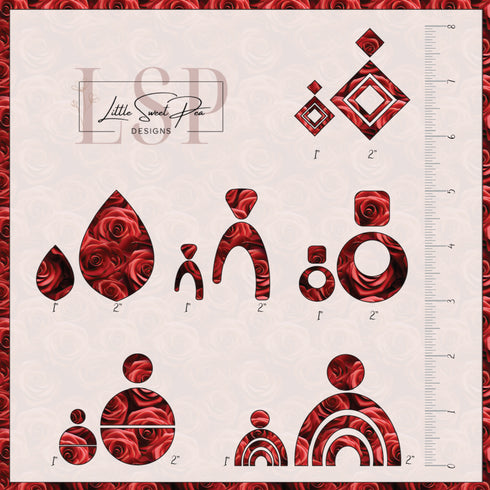 0067 - Hearts and Roses Combo Board