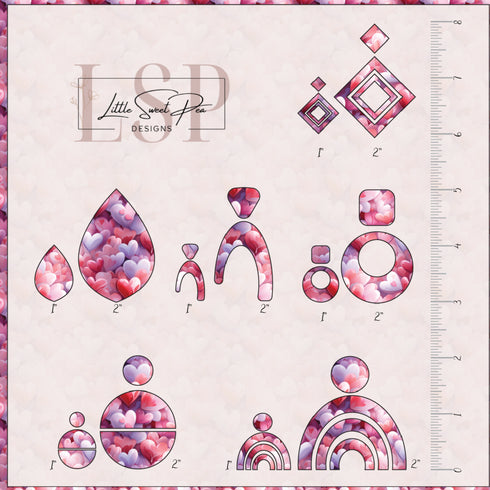 0067 - Hearts and Roses Combo Board