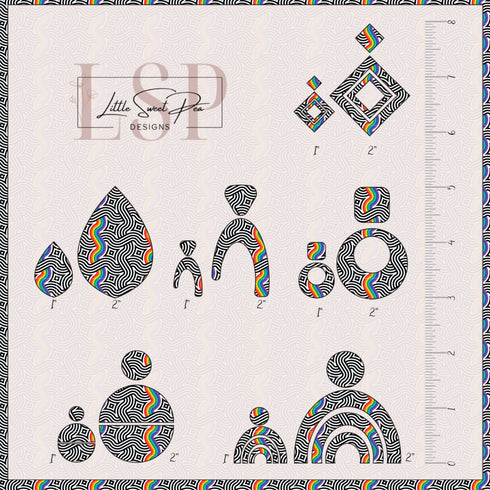 0069 - Black and White Rainbows