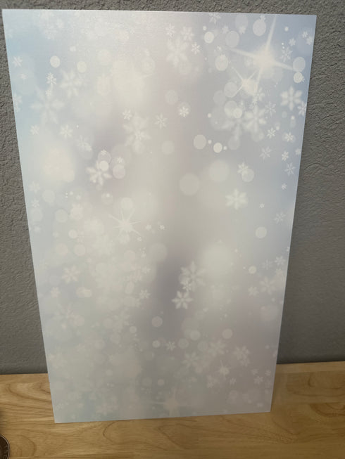 Scratch and Dent: 1/8” Snowflakes - MDF - Single Sided