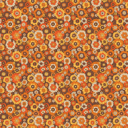 7005 - Retro Floral Fall Pattern