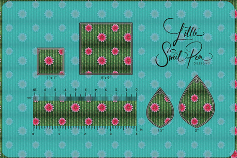 7008 - Cactus with Flowers