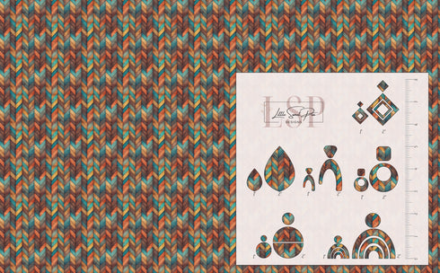 7029 - Chevron Wood Weave