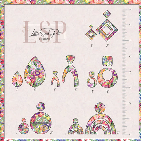 0072 - Watercolor Floral Medley