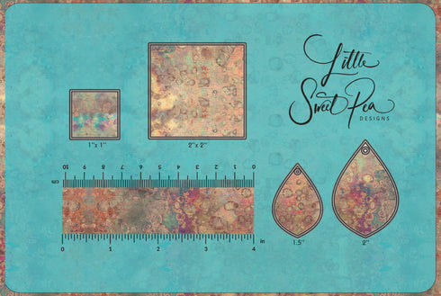 0733 - Oil Slick Aged Copper Dimples