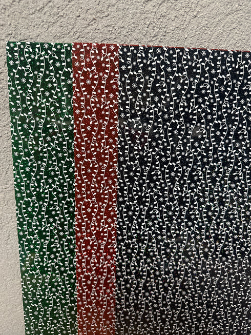 Ready to Go: White Christmas Lights Pattern