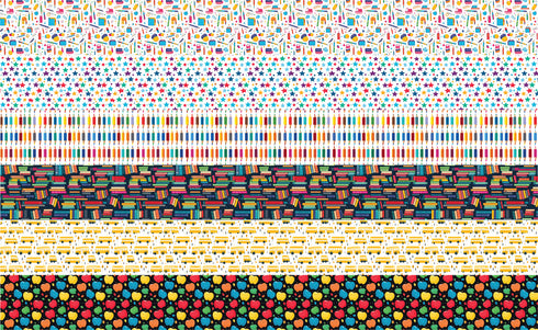 0077 - Everything School Combo Board (1.95" Patterns)