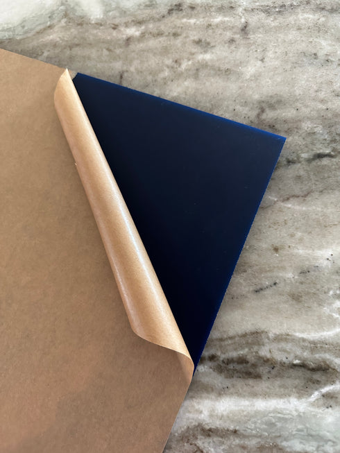 Navy Blue (Matte/Gloss) - 1/8" Cast Acrylic Sheet