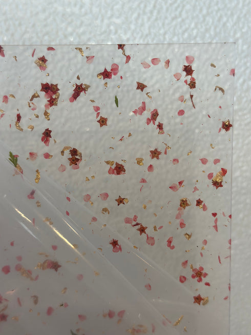 Scratch and Dent: Pressed Red Petals