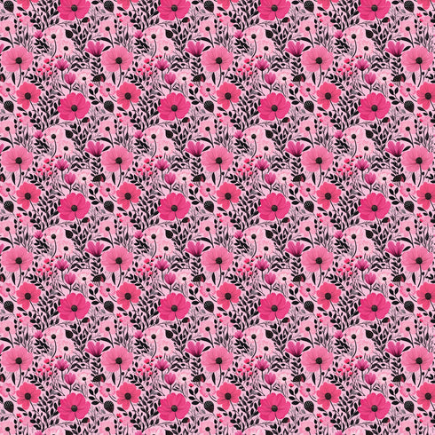 0088 - Pops of Pink Flowers