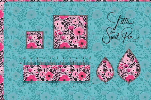 0088 - Pops of Pink Flowers