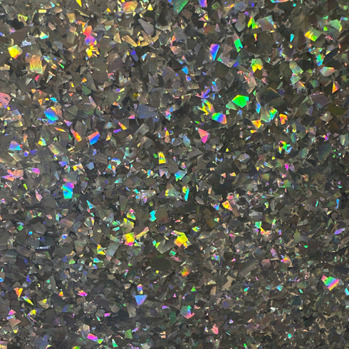 Silver (Full) Flakes - Acrylic Sheet